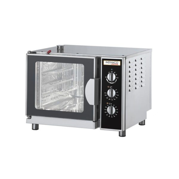 Compact convection-steam oven with manual control panel Compact convection-steam oven with manual control panel